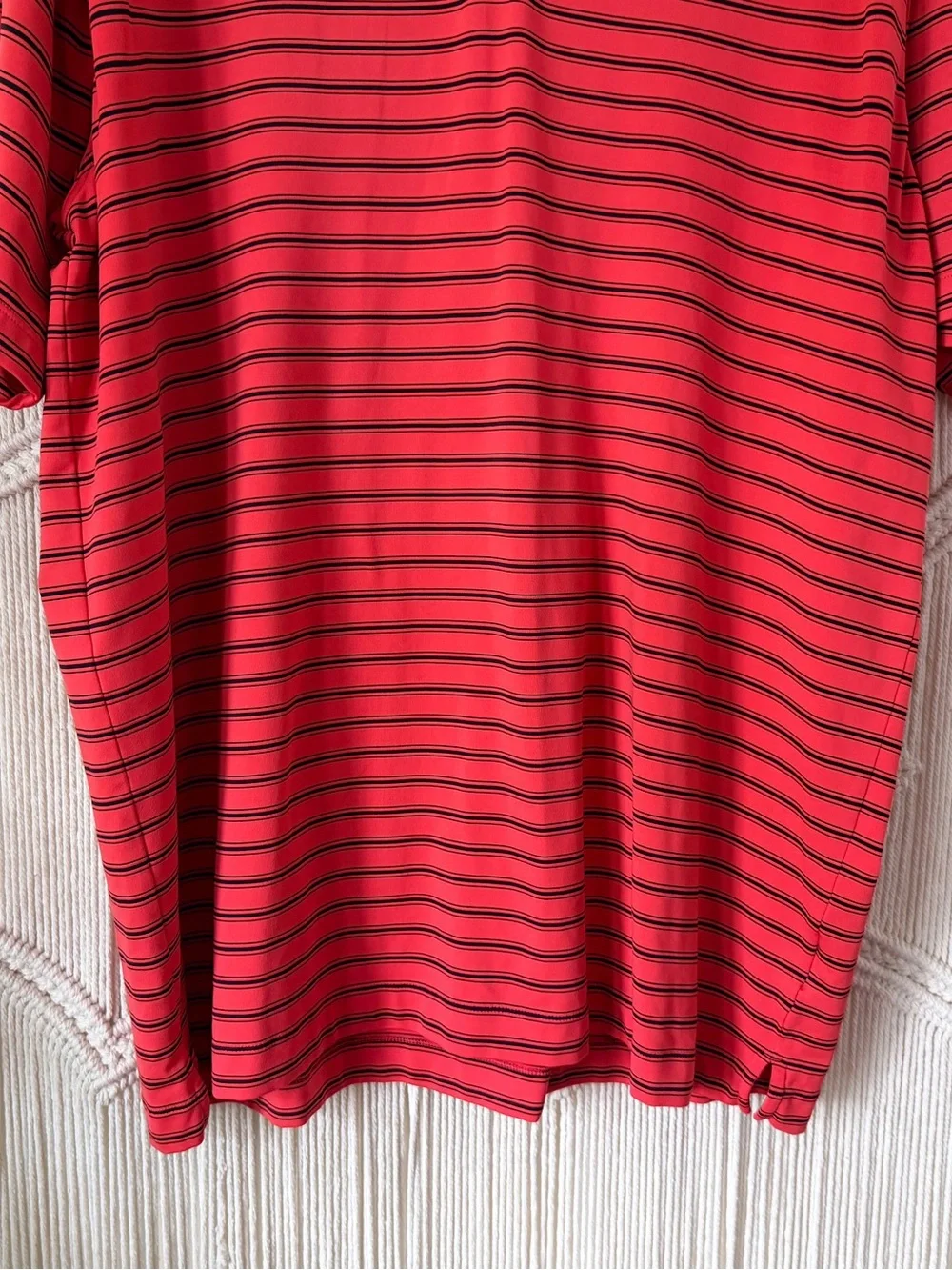 Nike Golf Striped Polo Dry Fit Shirt XL